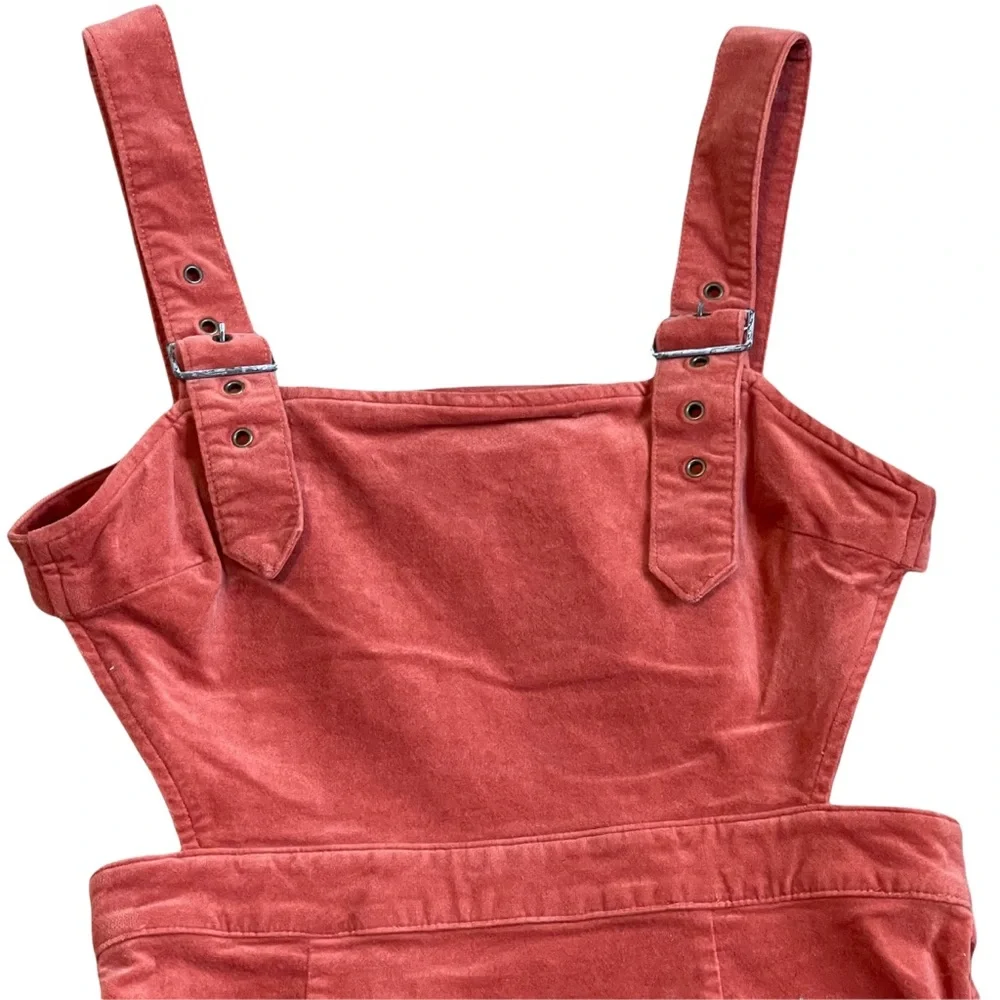 Corduroy Overall Schoolgirl dress jumper women's M Y2K FOREVER 21 Autumn - Picture 5 of 6